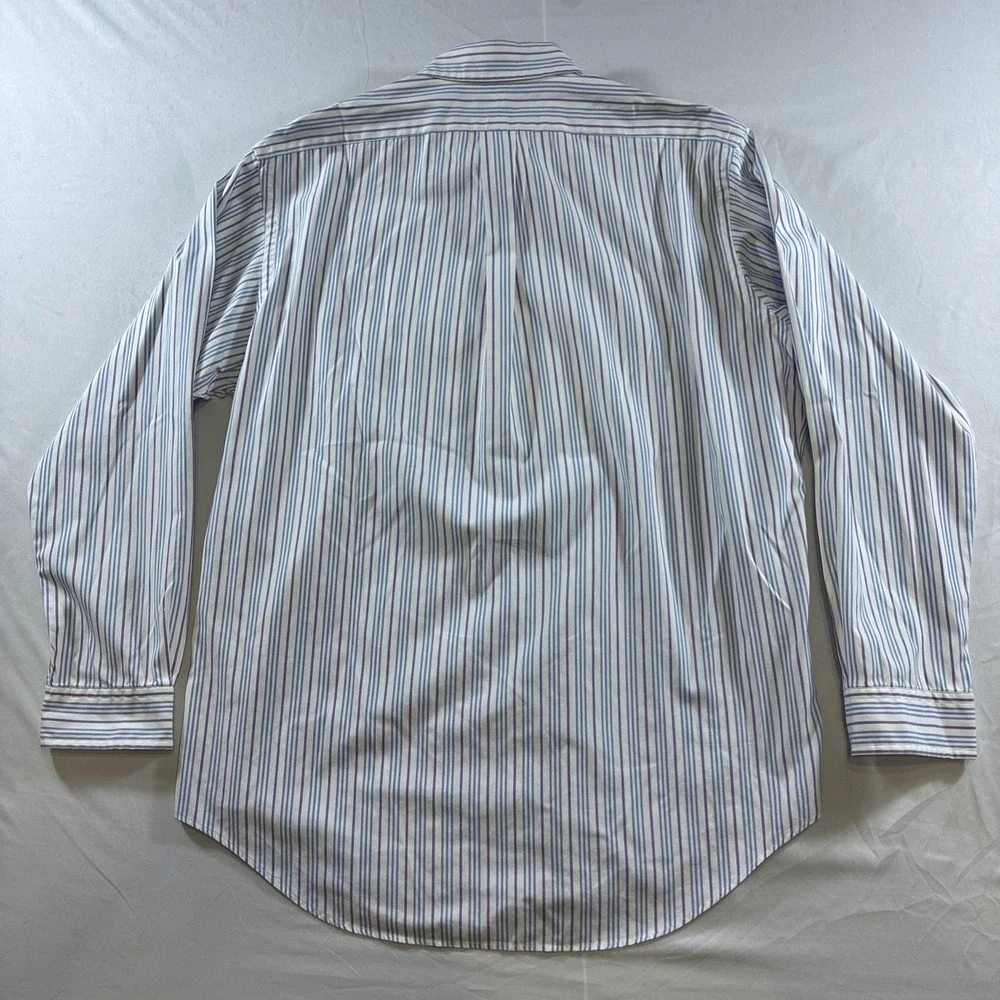 Polo Ralph Lauren Striped Oxford Dress Shirt Men's 16/35 Or L
